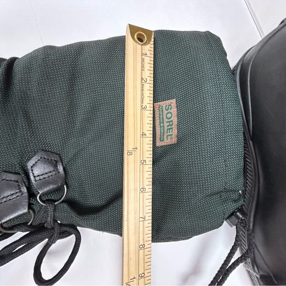Sorel Kaufman Canada Snowcap Tall Green Waterproof Insulated Women’s SZ 10 Boots - Picture 11 of 16